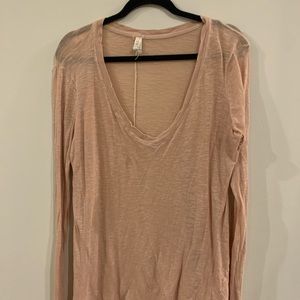 Free people long sleeve - peach
